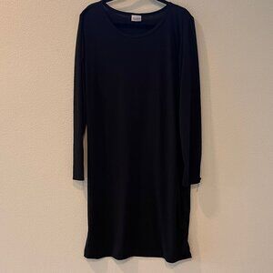 LulaRoe Black Body Con Midi Dress